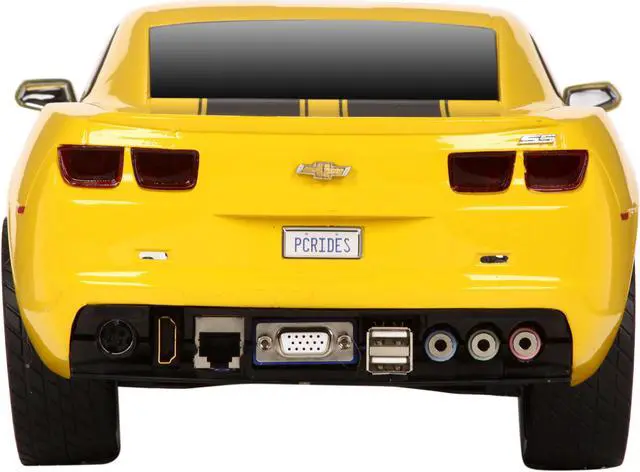 Alt view image 4 of 8 - PC Rides PCRUL-SS-BR-Yellow AMD Socket AM3 AMD 880G Yellow Mini / Booksize Barebone System