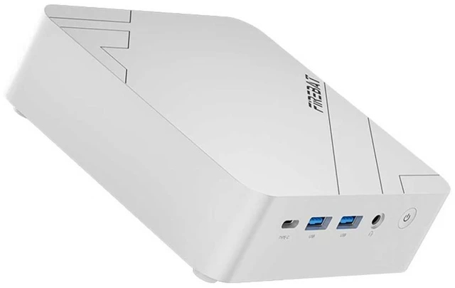 Alt view image 5 of 5 - Firebat F1 Mini PC with AMD Ryzen 5 Pro 7640HS 6C/12T, 24GB High-speed onboard RAM M.2 512GB SSD, WiFi6 BT5.2, Supports up Triple-screen display 4K60Hz display, 1 USB4 and 6 USB-A ports, Windows11