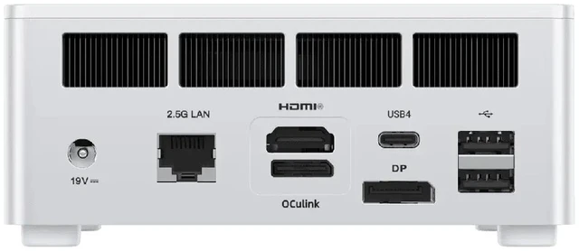 Alt view image 3 of 7 - MINISFORUM X1 Lite-255 Mini PC AMD Ryzen 7 255 (8C/16T, Up to 4.9GHz) Barebone Without RAM/SSD/OS, USB4/HDMI/DP 8K Video Output, OCuLink, 2.5G LAN, Wi-Fi6E/BT5.2, Radeon 780M Graphics Micro Computer
