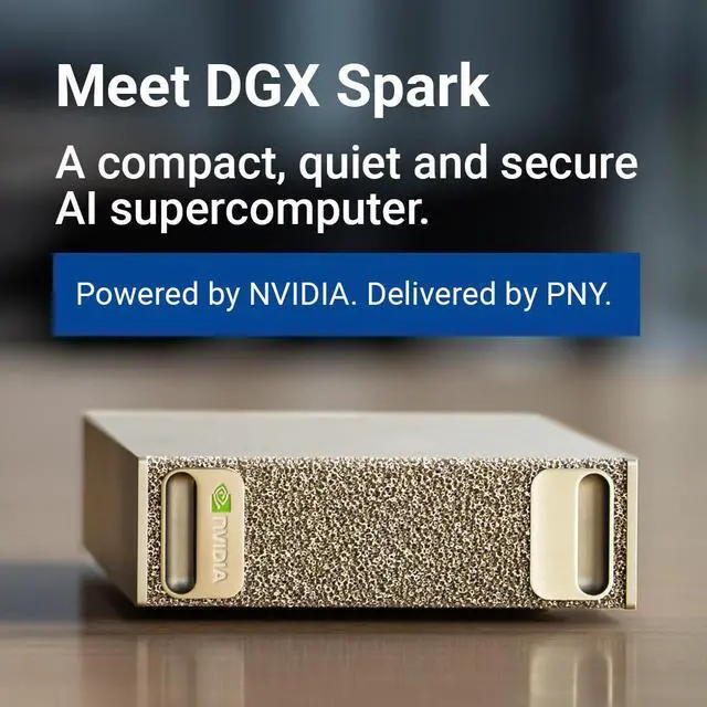Alt view image 6 of 16 - NVIDIA DGX Spark - NVIDIA GB10 Grace Blackwell Superchip, 128 GB LPDDR5x, 4 TB NVME.M2 SSD