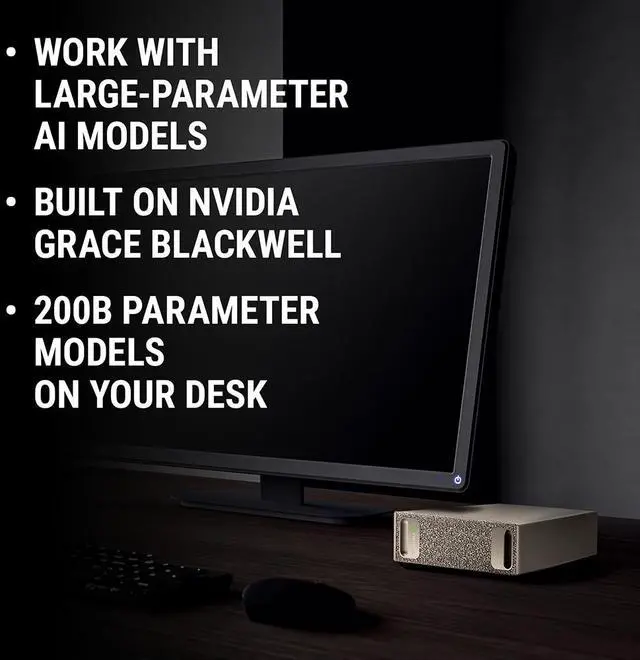 Alt view image 9 of 16 - NVIDIA DGX Spark - NVIDIA GB10 Grace Blackwell Superchip, 128 GB LPDDR5x, 4 TB NVME.M2 SSD