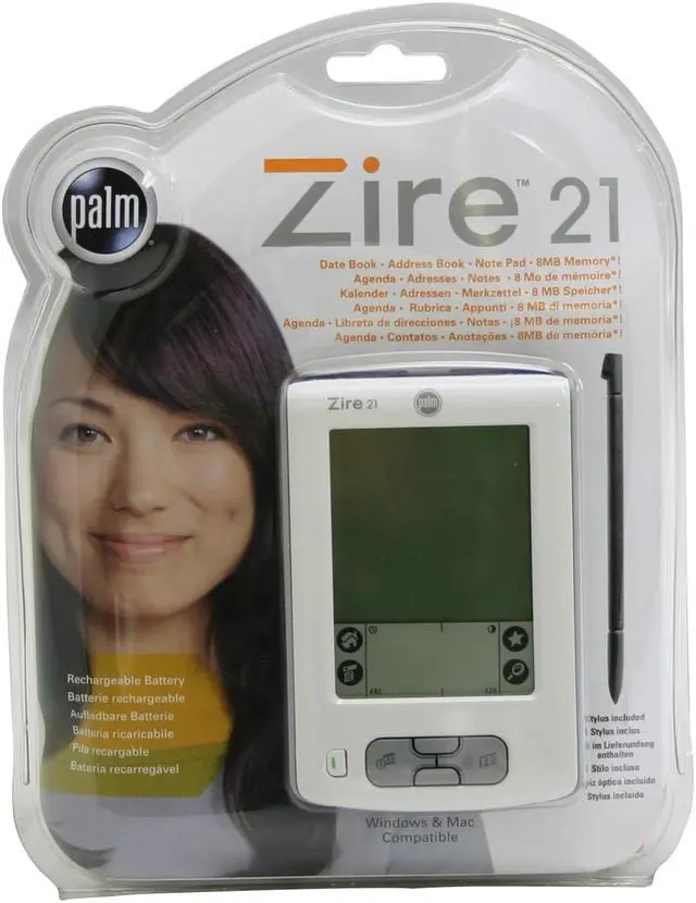 Alt view image 2 of 3 - palm Zire 21 Multilingual PDA TI Tech 126 MHz 160 x 160 IrDA