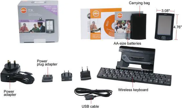 Alt view image 8 of 8 - palm TX PDA with Bluetooth and Wireless Keyboard Included