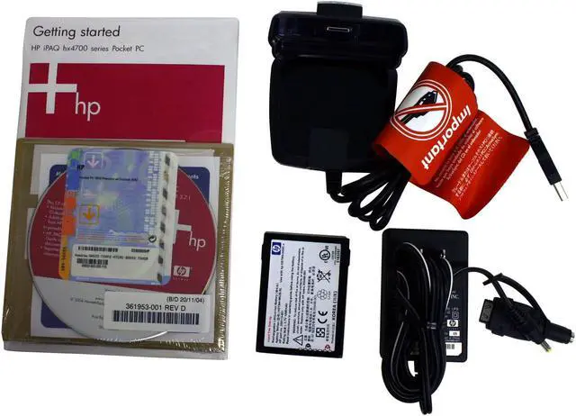 Alt view image 7 of 8 - HP hx4700 Pocket PC PXA270 Processor 624 MHz 480 x 640 TFT color display; landscape and portrait display modes 4" IrDA Bluetooth WirelessLAN
