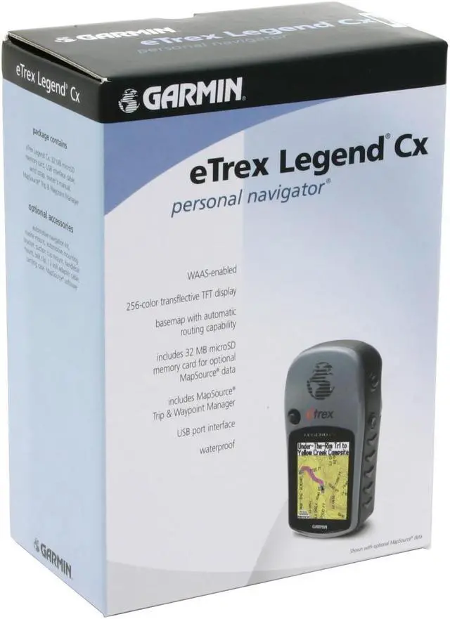 Alt view image 10 of 10 - GARMIN 2.1" eTrex Legend Cx Personal Navigator