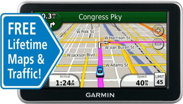 Main image of GARMIN 4.3" GPS Navigation with Lifetime Traffic & Map Updates