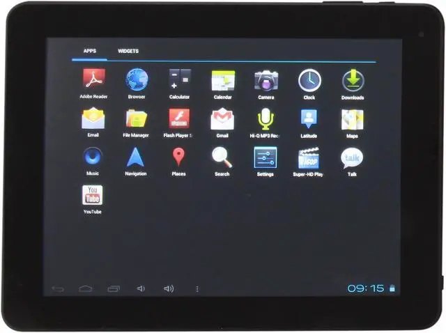 Alt view image 2 of 9 - Mach Speed Trio Stealth Pro 9.7C 4.0 1GB DDR3 Memory 9.7" 800 x 480 Tablet PC Android 4.0 (Ice Cream Sandwich) Black