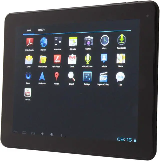 Alt view image 3 of 9 - Mach Speed Trio Stealth Pro 9.7C 4.0 1GB DDR3 Memory 9.7" 800 x 480 Tablet PC Android 4.0 (Ice Cream Sandwich) Black