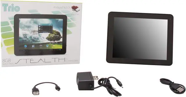 Alt view image 9 of 9 - Mach Speed Trio Stealth Pro 9.7C 4.0 1GB DDR3 Memory 9.7" 800 x 480 Tablet PC Android 4.0 (Ice Cream Sandwich) Black