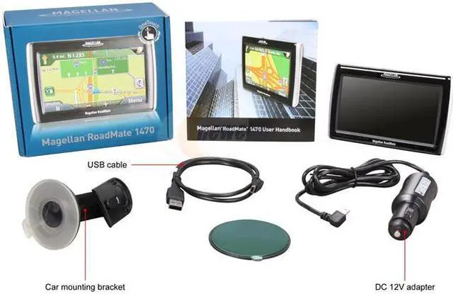 Alt view image 8 of 8 - MAGELLAN RoadMate 1470 4.7" GPS Navigation with text-to-speech