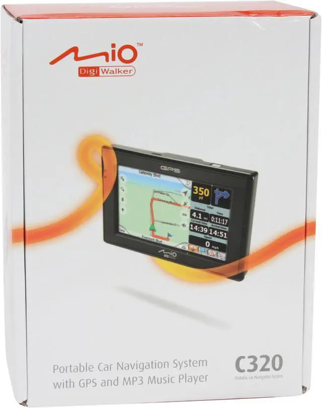 Alt view image 12 of 12 - Mio 4.3" GPS Navigation