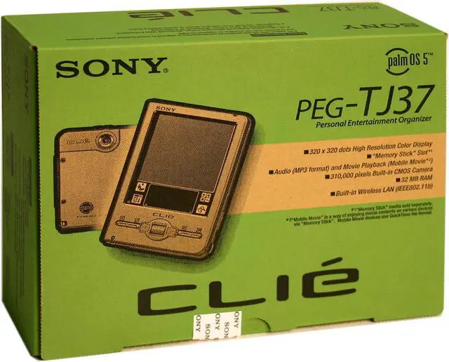 Alt view image 6 of 6 - CLIE(PEG-TJ37) PDA i.MXL Application Processor 200 MHz 320 x 320 TFT IrDA WirelessLAN