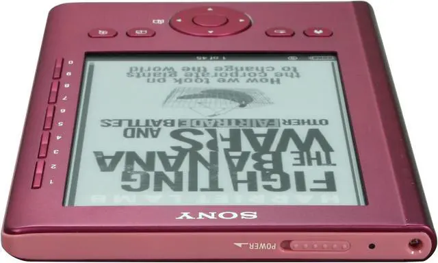 Alt view image 6 of 8 - Sony PRS-300RC Digital Reader Pocket Edition - Rose