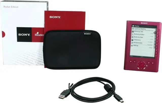 Alt view image 8 of 8 - Sony PRS-300RC Digital Reader Pocket Edition - Rose