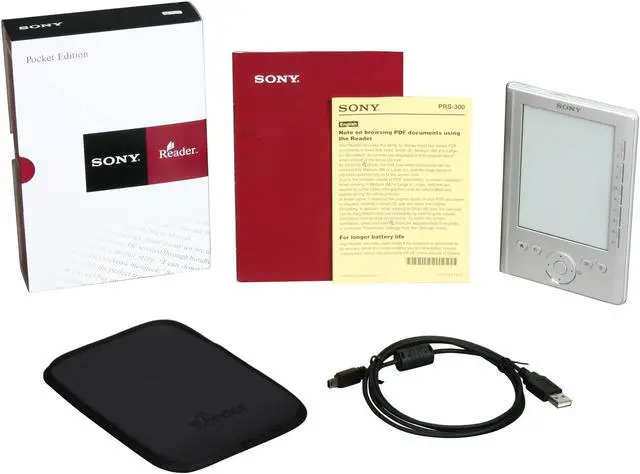 Alt view image 7 of 7 - Sony PRS-300SC Digital Reader Pocket Edition - Silver