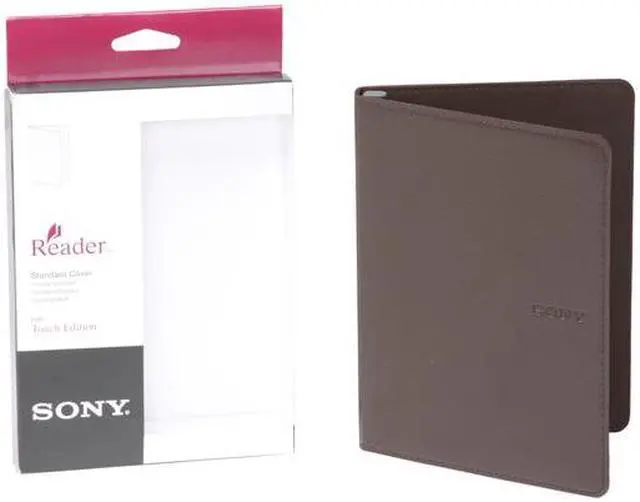 Alt view image 5 of 5 - Sony Touch Edition Digital Reader Premium Book Cover - Brown (PRSA-SC6/TC)