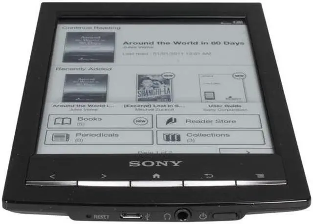 Alt view image 9 of 10 - Sony PRS-T1 6" Ultra-light Reader with Wi-Fi and Enhanced Touch Screen -Black