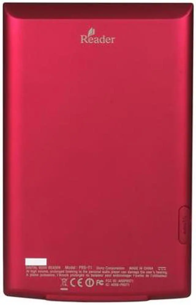 Alt view image 4 of 7 - Sony PRS-T1 6" Ultra-light Reader with Wi-Fi and Enhanced Touch Screen -Red