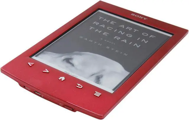 Alt view image 6 of 7 - SONY PRS-T2 6" Reader with Wi-Fi and Public Library Download - Red