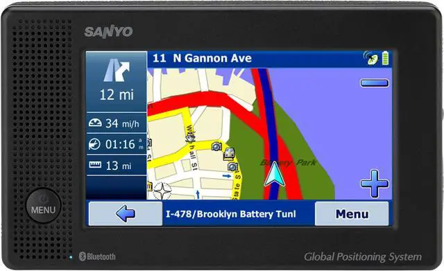 Alt view image 2 of 2 - SANYO 4.0" Easy Street Navigation with Text-To-Speech