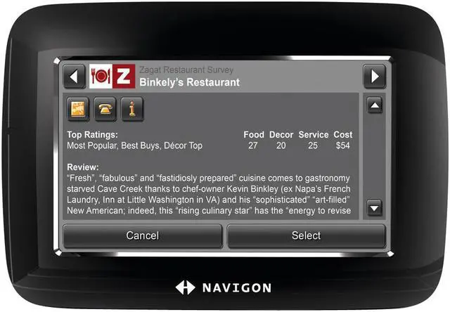 Alt view image 2 of 3 - NAVIGON 4.3" GPS Navigation