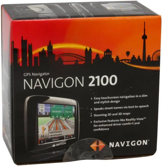 Alt view image 15 of 15 - NAVIGON 3.5" GPS Navigation