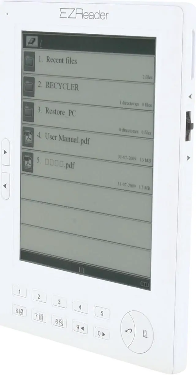 Main image of Astak EB-05EZWHT EZ E-Book Reader Pocket Pro with 5" E-Ink Screen, White