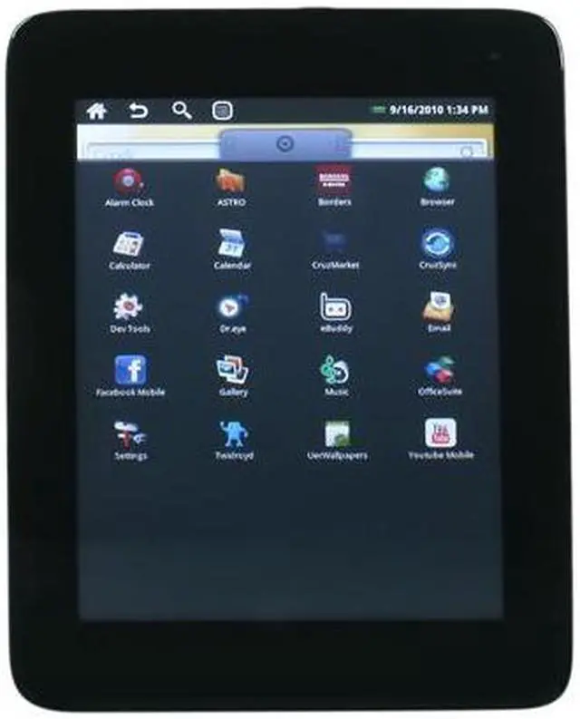 Main image of Velocity Micro - CRUZ Reader running Google ANDROID + Borders eBook Store