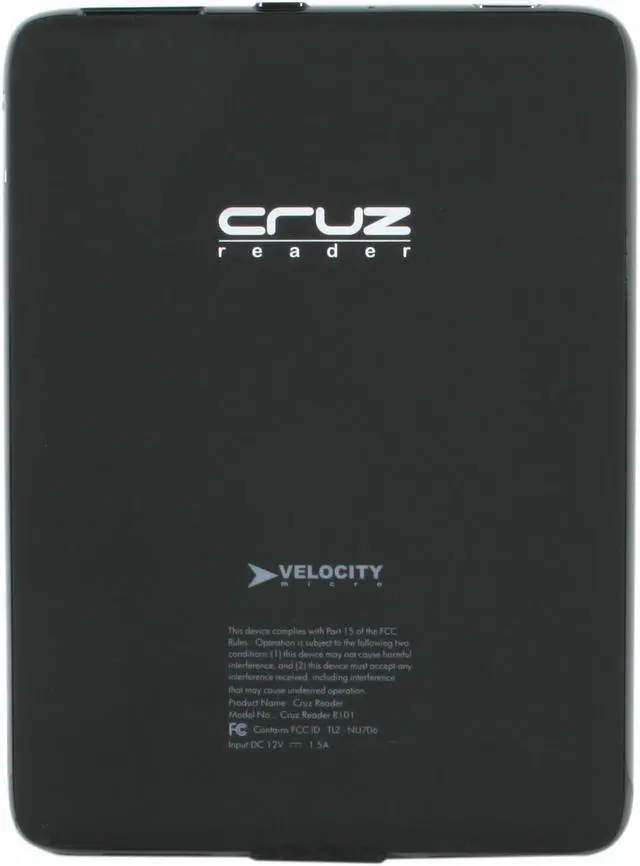 Alt view image 4 of 9 - Velocity Micro - CRUZ Reader running Google ANDROID + Borders eBook Store