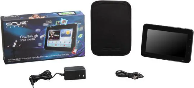 Alt view image 9 of 9 - Velocity Micro 7-Inch Android 2.0 Tablet (Black) Cruz T103