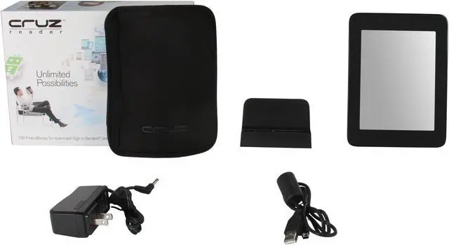 Alt view image 8 of 8 - Velocity Micro Cruz Reader R103 7" Android Tablet with Wi-Fi + 4GB Internal MicroSD Card