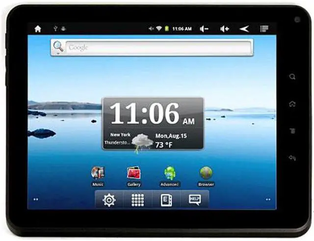 Main image of Nextbook Next8P 2 x 256MB DDR3 Memory 8.0" 800 x 600 Capacitive Touch Android Tablet Android 2.3 (Gingerbread)