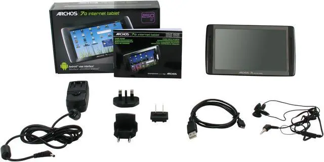 Alt view image 5 of 5 - Archos 70 Internet Tablet - 250GB Running Google ANDROID + Wi-Fi (501586)