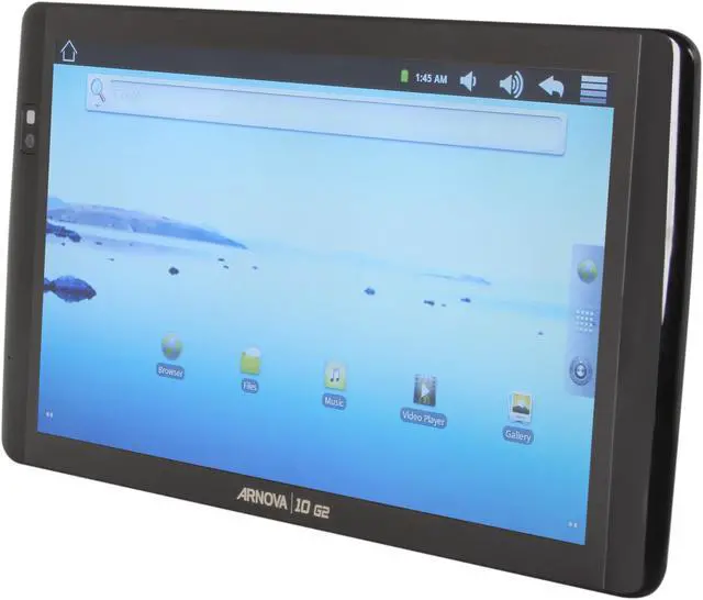 Alt view image 2 of 8 - Archos Arnova 10 G2 501766 4GB Flash Memory 10.0" 1024 x 600 Tablet Android 2.3 (Gingerbread)