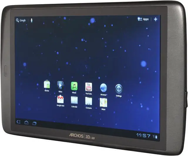 Alt view image 2 of 7 - Archos 101 G9 10.1" 1280 x 800 Android Tablet - US Android 3.2 (Honeycomb) Black