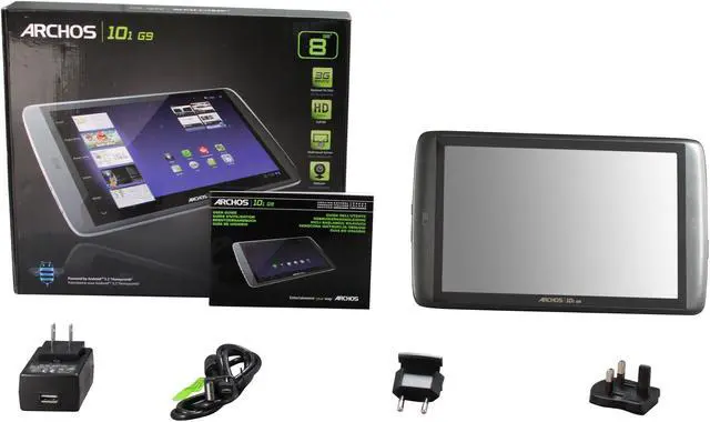 Alt view image 7 of 7 - Archos 101 G9 10.1" 1280 x 800 Android Tablet - US Android 3.2 (Honeycomb) Black