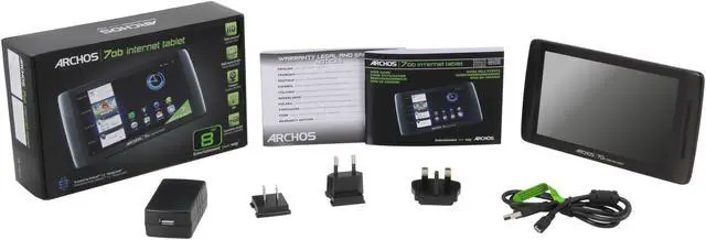 Alt view image 8 of 8 - Archos 501978 512MB RAM Memory 7.0" 1024 x 600 70b Internet Tablet Android 3.2 (Honeycomb)