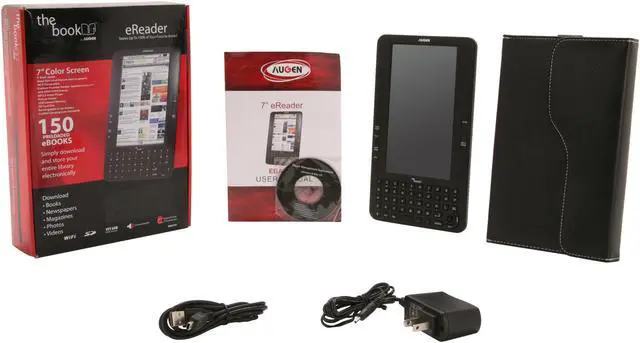 Alt view image 8 of 8 - AUGEN 7 Inch TheBook eReader with Text-to-Speech EBA701