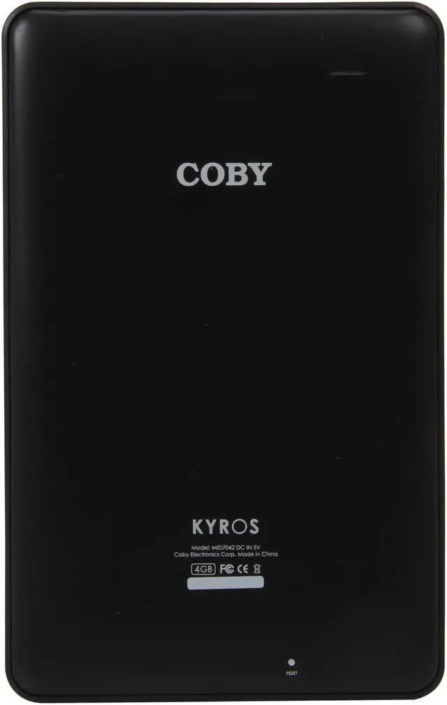Alt view image 4 of 8 - COBY MID7042-4 1GB RAM Memory 7.0" 800 x 480 Android Tablet Android 4.0 (Ice Cream Sandwich)