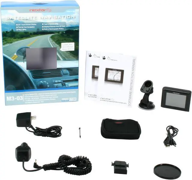 Alt view image 10 of 10 - Nextar M3-03 3.5" GPS Navigation with Text to Speech