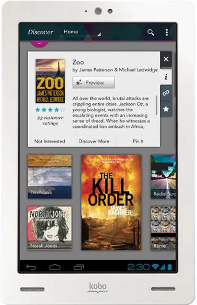 Main image of Kobo ARC 64GB 7" LCD Reader White - K107-KBO-64W