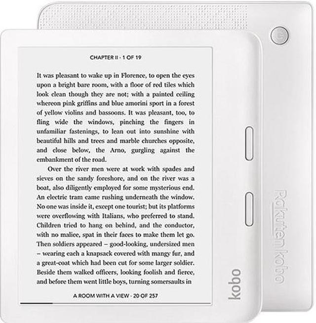  Kobo Libra 2, eReader, 7” Glare Free Touchscreen, Waterproof, Adjustable Brightness and Color Temperature, Blue Light Reduction, eBooks, WiFi, 32GB of Storage, Carta E Ink Technology