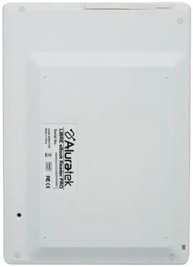 Alt view image 5 of 6 - Aluratek "Libre" E-Book Reader Pro with 5" Display, White