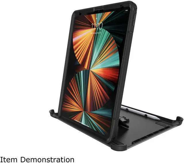 Alt view image 4 of 4 - OtterBox Defender Series Pro Black Case for Apple iPad Pro 12.9" (5th Generation, 4th Generation, and 3rd Generation) 77-82269