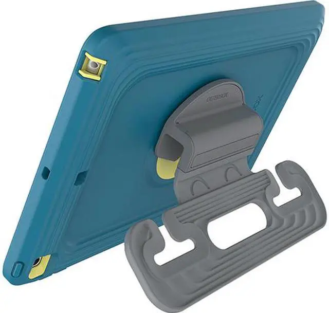 Main image of OtterBox Kids Antimicrobial EasyGrab Galaxy Runner Blue (Blue/Green) iPad (7th, 8th, and 9th gen) Case 77-81187