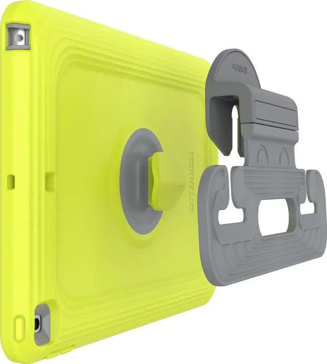 Main image of OtterBox Kids Antimicrobial EasyGrab Martian Green (Neon Green/Grey) iPad (7th, 8th, and 9th gen) Case 77-81186