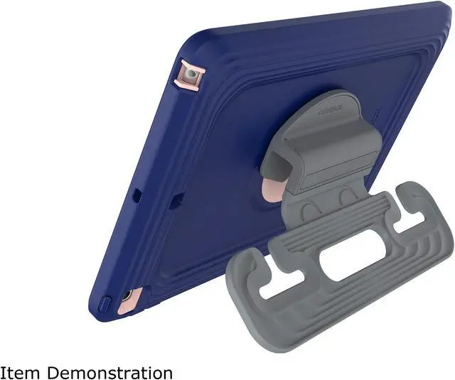Alt view image 4 of 8 - OtterBox Kids Antimicrobial EasyGrab Space Explorer Purple (Purple/Pink) iPad (7th, 8th, and 9th gen) Case 77-81188