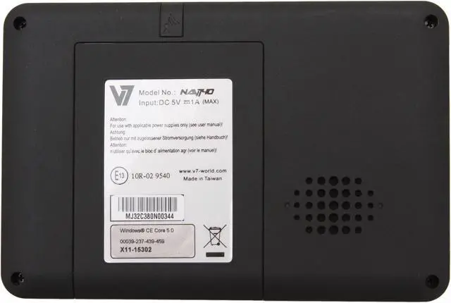 Alt view image 14 of 17 - V7 NAV740 4.3" GPS Portable Navigation Receiver and Multimedia Player