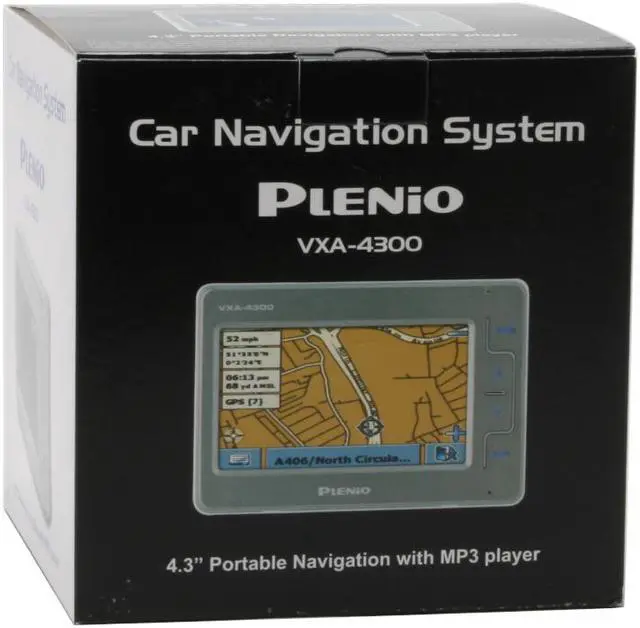 Alt view image 12 of 12 - Plenio 4.3" Wide Touch Screen GPS Navigations