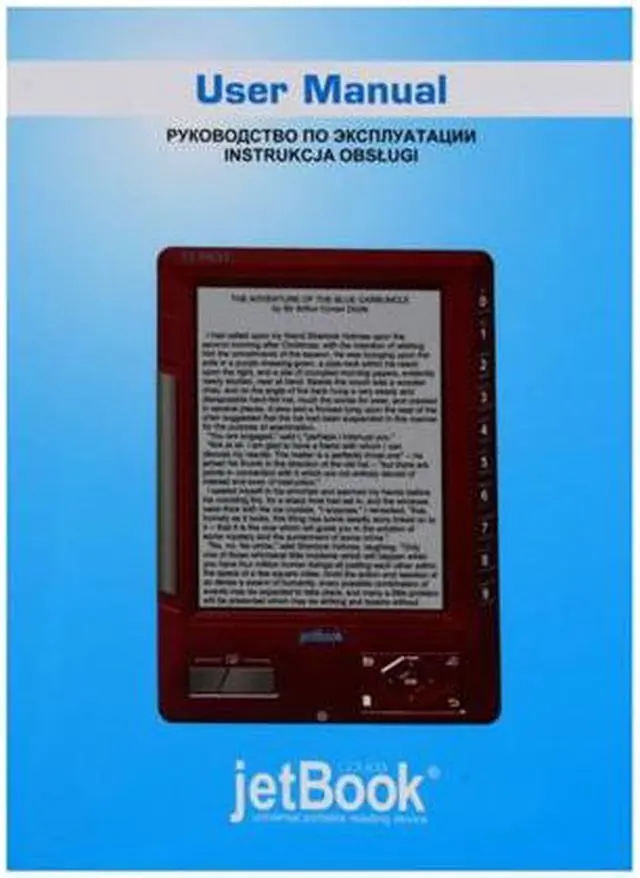 Alt view image 8 of 9 - Ectaco 5" jetBook eBook Reader with Built-in Translators - Graphite (JB5BK -En)